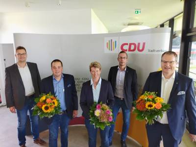v.l: Marius Wittke, Sebastian Dahlkötter, Anke Lüddemann, Daniel Maasjosthusmann, Matthias Humpert