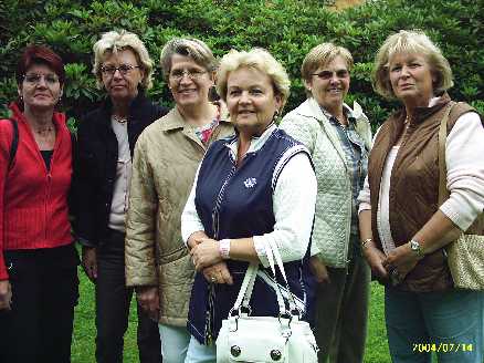 FU-Vorstandsdamen: Christa Heidbrede, Gisela Wolter, Gertrud Buschmann, Erika Fortkord, Annette Kappelmann, Gisela Rther
