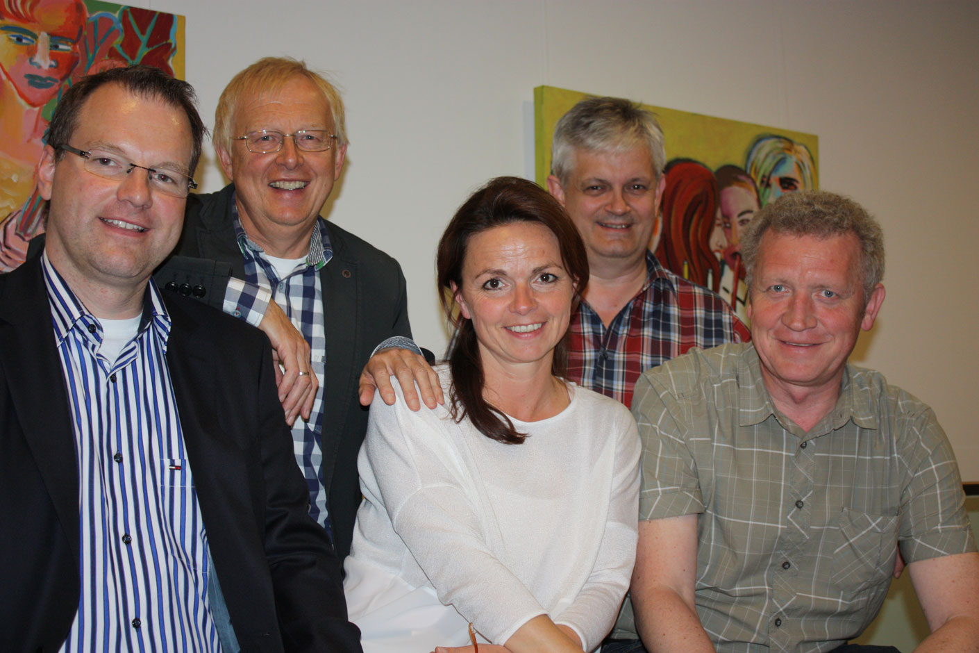Der neue Fraktionsvorstand (v.l.): Matthias Humpert, Johannes Kettelhoit, Gabriele Nitsch, Ferdinand Hollenhorst, Hans-Peter Jakobfeuerborn (Bild: HPJ) Der neue Fraktionsvorstand (v.l.): Matthias Humpert, Johannes Kettelhoit, Gabriele Nitsch, Ferdinand Hollenhorst, Hans-Peter Jakobfeuerborn (Bild: HPJ)
