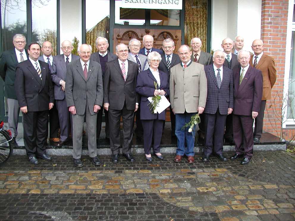 Ehrung aller Mitglieder, welche 40 und 50 Jahre der CDU angehren.