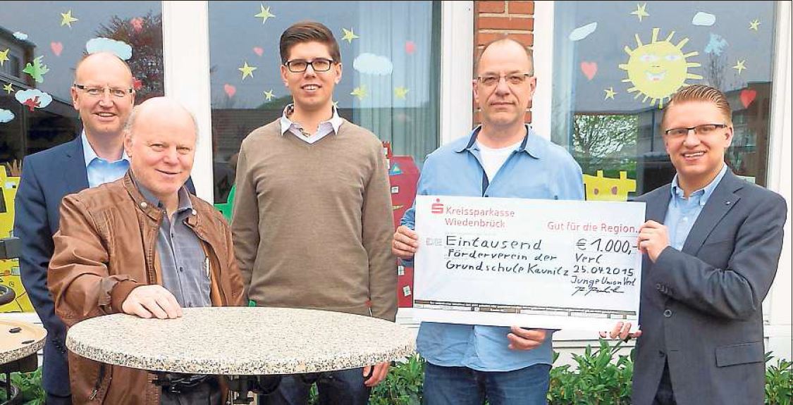 (v. l.) Michael Esken, Otfried Morck, Jan Eric Seidlitz, Thomas Dorwald und Robin Rieksneuwhner